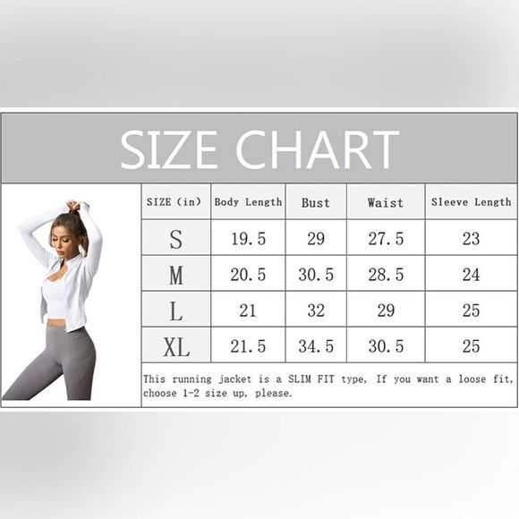 Stretchy Athletic Workout Lightweight Jacket Full Zip Running Track Jacket - Picture 6 of 6